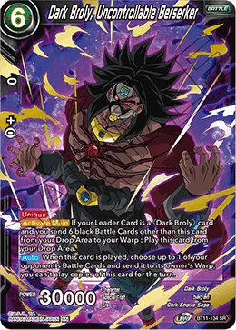 BT11-134 Dark Broly, Uncontrollable Berserker