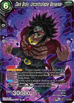 BT11-134 Dark Broly, Uncontrollable Berserker (Promo)