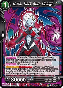 BT11-140 Towa, Dark Aura Deluge