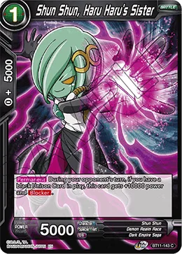 BT11-143 Shun Shun, Haru Haru's Sister
