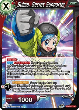 BT12-003 Bulma, Secret Supporter