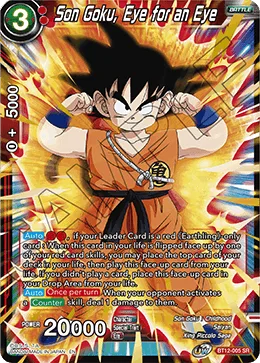 BT12-005 Son Goku, Eye for an Eye