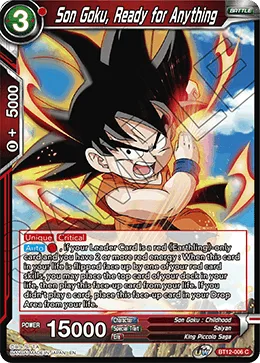BT12-006 Son Goku, Ready for Anything