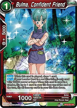 BT12-011 Bulma, Confident Friend