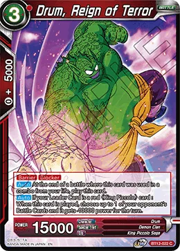 BT12-022 Drum, Reign of Terror