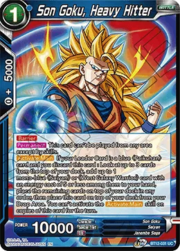 BT12-031 Son Goku, Heavy Hitter