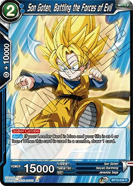 BT12-034 Son Goten, Battling the Forces of Evil