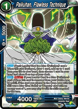 BT12-043 Paikuhan, Flawless Technique