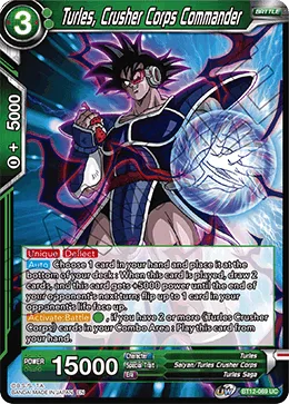 BT12-069 Turles, Crusher Corps Commander