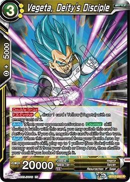 BT12-092 Vegeta, Deity's Disciple