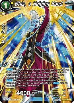 BT12-099 Whis, a Helping Hand