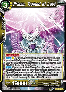 BT12-101 Frieza, Trained at Last