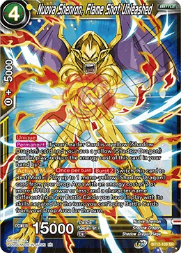 BT12-109 Nuova Shenron, Flame Shot Unleashed