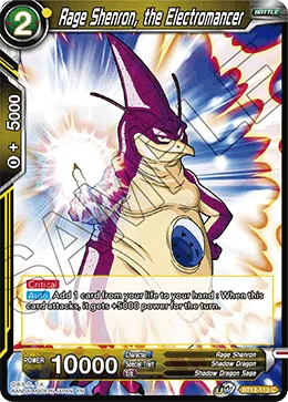 BT12-112 Rage Shenron, the Electromancer