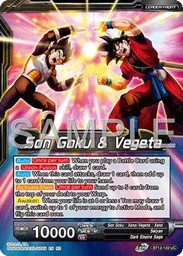 BT12-122 Son Goku & Vegeta (Promo)