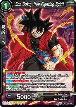 BT12-128 Son Goku, True Fighting Spirit (Promo)