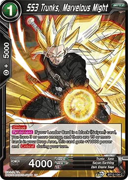 BT12-134 SS3 Trunks, Marvelous Might