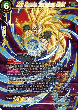 BT12-136 SS3 Gogeta, Marvelous Might (SPR)
