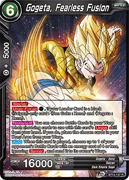 BT12-137 Gogeta, Fearless Fusion