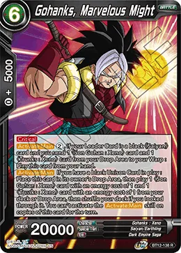 BT12-138 Gohanks, Marvelous Might