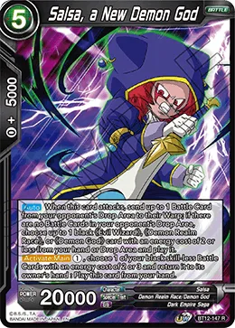 BT12-147 Salsa, a New Demon God