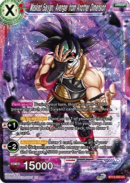 BT13-003 Masked Saiyan, Avenger from Another Dimension