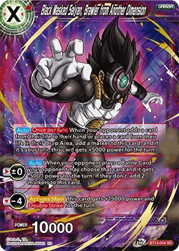 BT13-004 Black Masked Saiyan, Brawler from Another Dimension