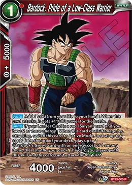 BT13-005 Bardock, Pride of a Low-Class Warrior