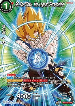 BT13-012 SS Son Goku, the Legend Personified (Promo)