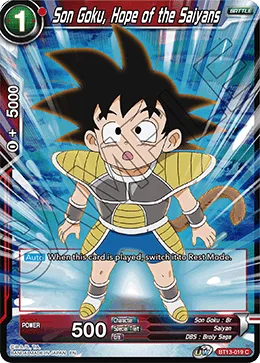 BT13-019 Son Goku, Hope of the Saiyans