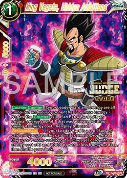 BT13-020 King Vegeta, Hidden Ambitions (Promo)