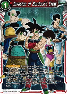 BT13-027 Invasion of Bardock's Crew