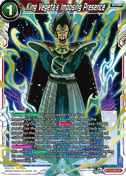 BT13-030 King Vegeta's Imposing Presence