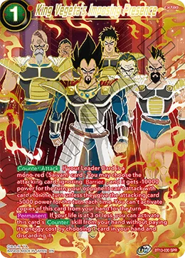 BT13-030 King Vegeta's Imposing Presence (SPR)