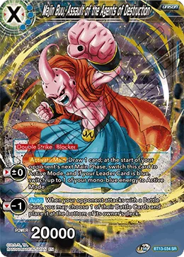 BT13-034 Majin Buu, Assault of the Agents of Destruction