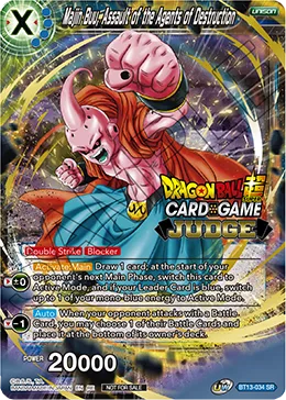 BT13-034 Majin Buu, Assault of the Agents of Destruction (Promo)