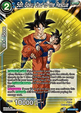 BT13-035 Son Goku, Dad to the Rescue