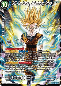 BT13-036 SS2 Son Gohan, Astonishing Strike