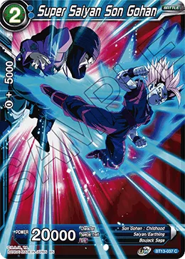 BT13-037 Super Saiyan Son Gohan