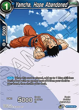 BT13-044 Yamcha, Hope Abandoned