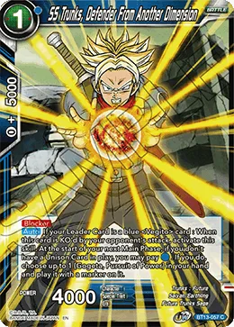 BT13-057 SS Trunks, Defender From Another Dimension