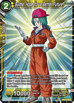 BT13-105 Bulma, Hope for a Better Future