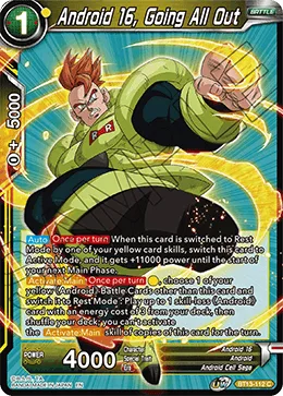 BT13-112 Android 16, Going All Out