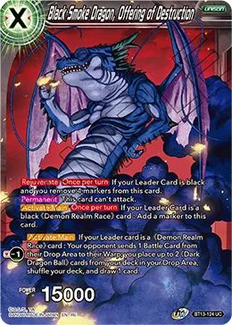 BT13-124 Black Smoke Dragon, Offering of Destruction (Promo)