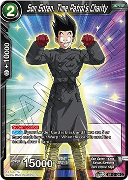 BT13-129 Son Goten, Time Patrol's Charity