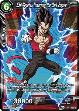 BT13-130 SS4 Vegeta, Thwarting the Dark Empire