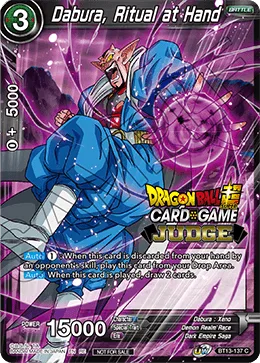 BT13-137 Dabura, Ritual at Hand (Promo)