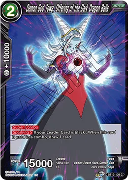 BT13-139 Demon God Towa, Offering of the Dark Dragon Balls