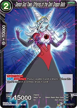 BT13-139 Demon God Towa, Offering of the Dark Dragon Balls (Promo)