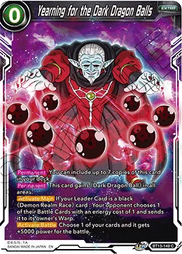 BT13-149 Yearning for the Dark Dragon Balls